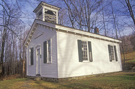 A church or school house in Catskills New Yorkのeditorial素材
