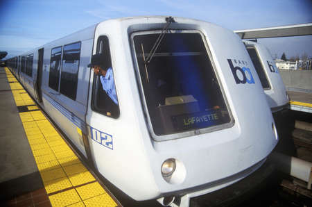 The San Francisco Bay Area Rapid Transit train, commonly referred to as BART, carries commuters to...