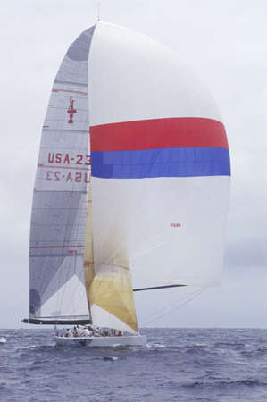 The America 3 versus Italy in the America's Final Cup in San Diego, California in 1992