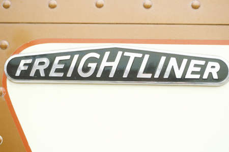 A freightliner truckのeditorial素材