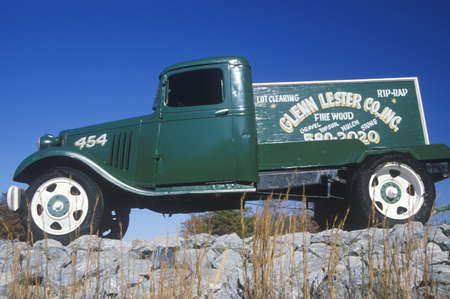 An antique truckのeditorial素材