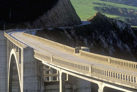 The Bixby Bridge in Big Sur, Northern Californiaのeditorial素材