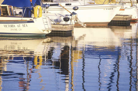 The Long Beach Marina in Los Angeles, CA