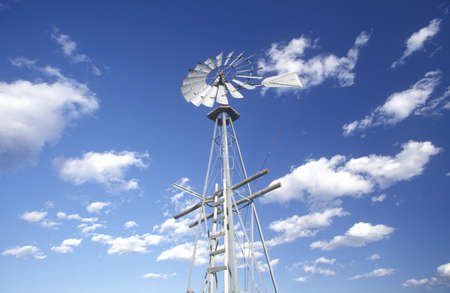 Windmill in Big Sky Country, MTのeditorial素材
