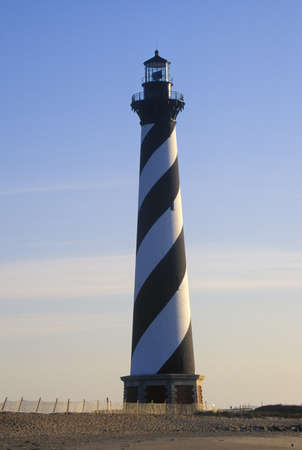 Cape Hatteras Lighthouse at Cape Hatteras National Seashore, NCのeditorial素材