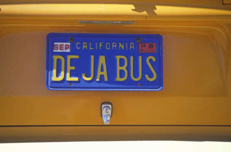Vanity License Plate - Californiaのeditorial素材