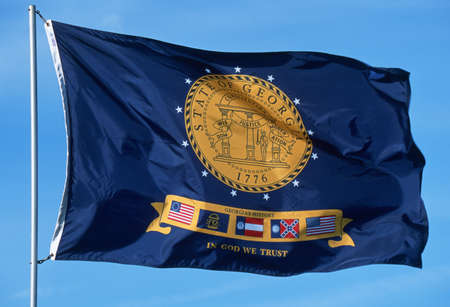 State Flag of Georgiaのeditorial素材