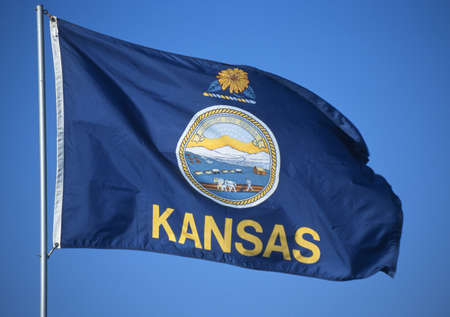 State Flag of Kansasのeditorial素材