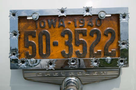 Vanity License Plate - Iowaのeditorial素材