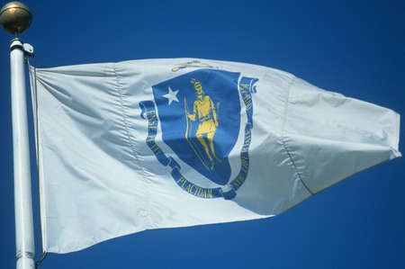State Flag of Massachusettsのeditorial素材