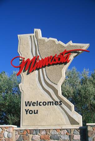 Welcome to Minnesota Signのeditorial素材