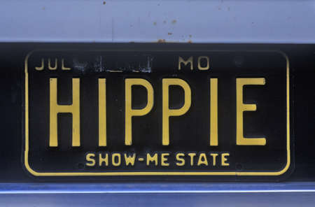Vanity License Plate - Missouriのeditorial素材