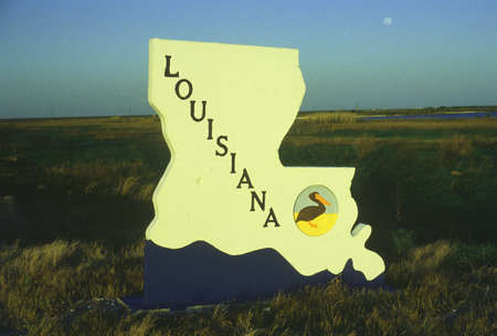 Welcome to Louisiana Signのeditorial素材