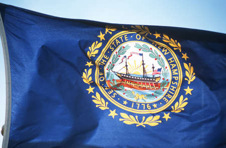 State Flag of New Hampshireのeditorial素材