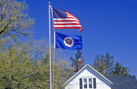 State Flag of Minnesotaのeditorial素材