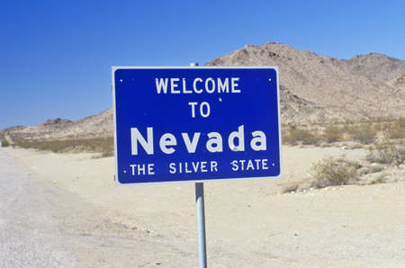 Welcome to Nevada Signのeditorial素材
