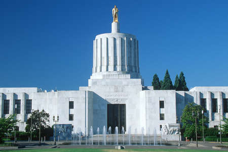 State Capitol of Oregon, Salemのeditorial素材
