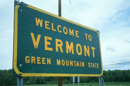 Welcome to Vermont Signのeditorial素材