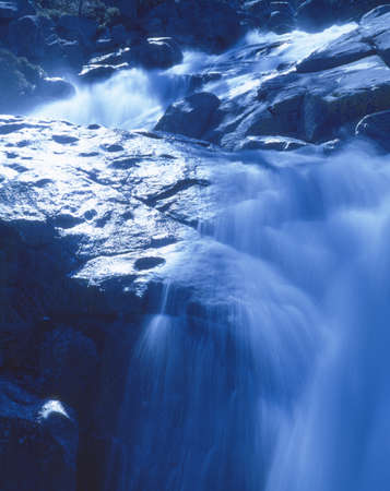 Rocky stream in Tuolumne Meadows, Yosemite National Park, California