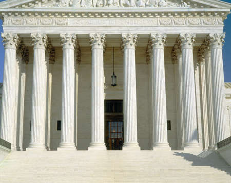 Front of US Supreme Court, Washington DCのeditorial素材