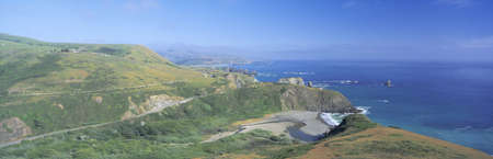 Seashore along Highway 1, Mendocino County, Northern Californiaのeditorial素材