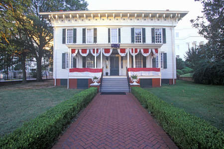 ÒFirst White HouseÓ for Confederates in Montgomery, Alabamaのeditorial素材