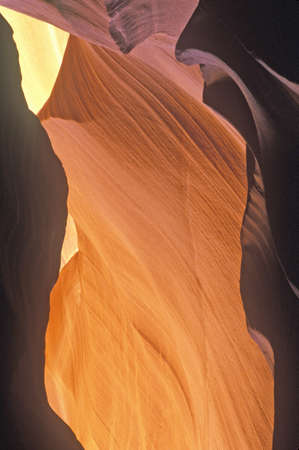 View of Antelope ÒSlotÓ Canyon in Page, Arizonaのeditorial素材
