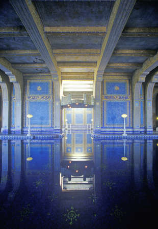 The Roman Pool at the Hearst Castle, San Simeon, Central Coast, Californiaのeditorial素材