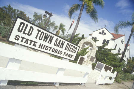 Old Town San Diego State Historic Park, San Diego, Californiaのeditorial素材
