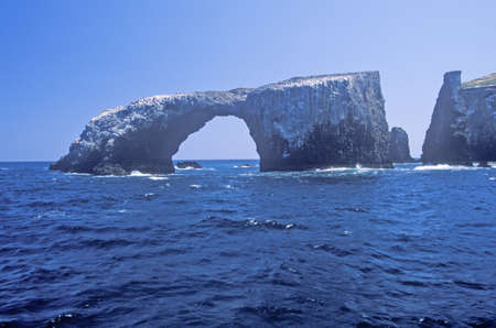 Arch Rock on Anacapa Island, Channel Islands National Park, Californiaのeditorial素材
