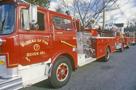 Hook and ladder fire truck, Dover, Delawareのeditorial素材