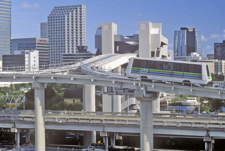 Metro Light Rail in Miami, Florida