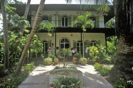 The Ernest Hemingway Home and Museum, Key West, Floridaのeditorial素材