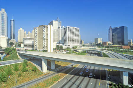 Skyline view of the state capital of Atlanta, Georgia