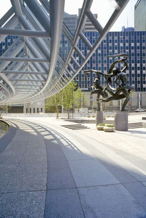 ÒBallet OlympiaÓ by Paul Manship at One Peachtree Center, Atlanta, Georgiaのeditorial素材