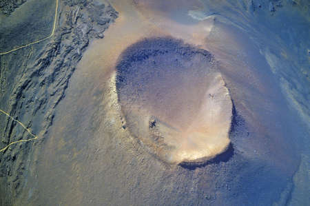 Aerial View of Mount Haleakala Volcano, Maui, Hawaiiのeditorial素材