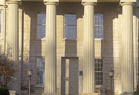 Old State Capitol of Iowa, Iowa City, Iowaのeditorial素材