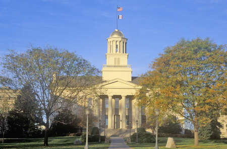 Old State Capitol of Iowa, Iowa City, Iowaのeditorial素材