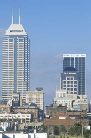 Downtown Indianapolis, Indianaのeditorial素材