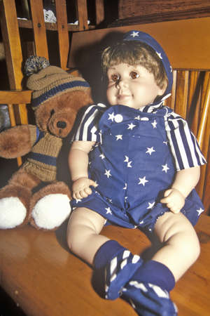Antique Boy Doll, Cape Cod, Massachusettsのeditorial素材