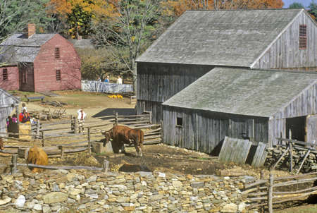 Old Sturbridge Village, Sturbridge, Massachusettsのeditorial素材