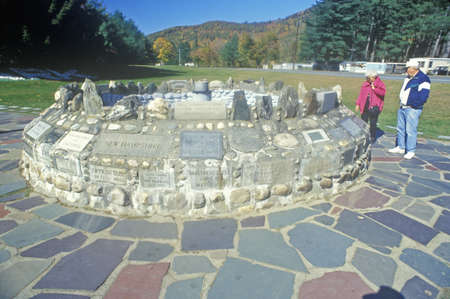 Stone Circle at Mohawk Park, West Massachusettsのeditorial素材