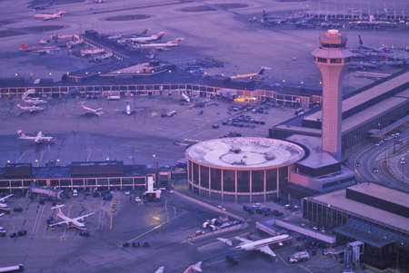 O'Hare Airport, Chicago, Illinoisのeditorial素材