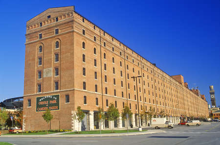 Oriole Park at Camden Yards, Baltimore, Marylandのeditorial素材