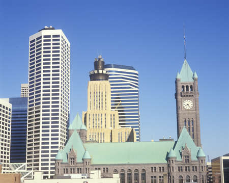 Minneapolis, MN skylineのeditorial素材