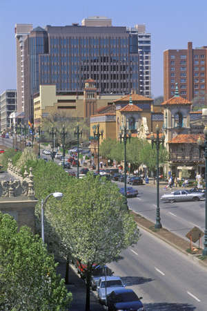 The Plaza, downtown Kansas City, MOのeditorial素材