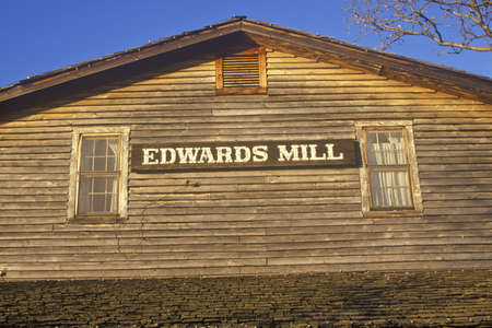 Edwards Mill, Water/Power Mill, Ozarks, MOのeditorial素材