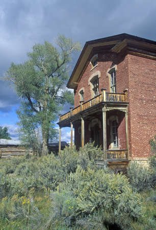 Meades Hotel, Bannack, MTのeditorial素材