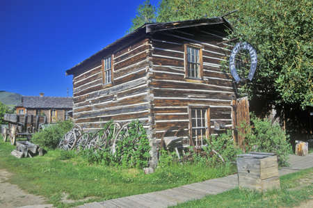 Blacksmith building in Ghost Town near Virginia City, MTのeditorial素材