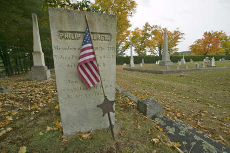 Cemetery in New Hampshireのeditorial素材